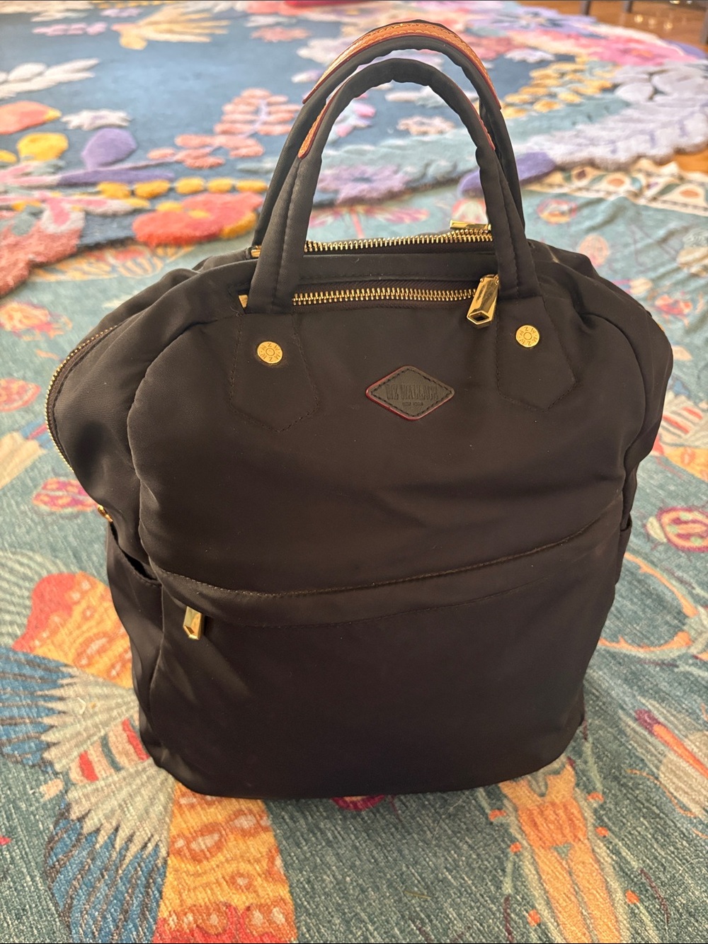 MZ Wallace black city backpack satchel bag